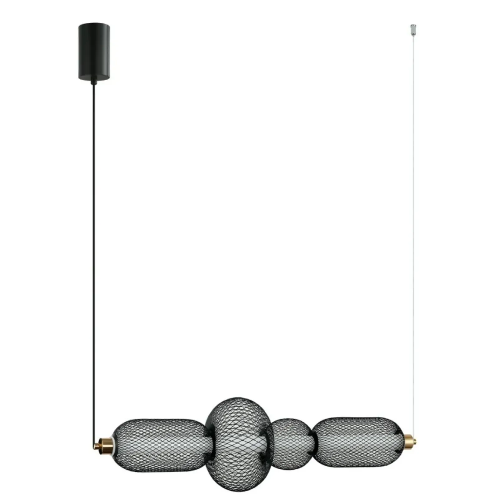 Sklep Kaja Podłużna lampa wisząca, LED PND-84283-4-BK z serii MARCO Best