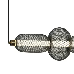 Sklep Kaja Podłużna lampa wisząca, LED PND-84283-4-BK z serii MARCO Best