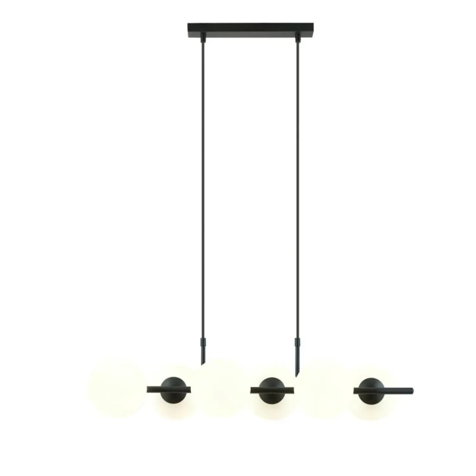 Sklep Kaja Podłużna, ozdobna lampa nad stół z 6 kloszami 1205/6 z serii RORY czarny Best Sale