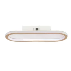 Sklep Kaja Podłużny, obły plafon do salonu ABR-PLKO-25W-40CM-CCT CERCHIO | Kaja* Plafony Nowoczesne|Lampy Led