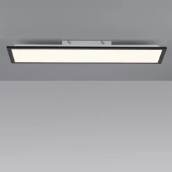 Sklep Kaja Podłużny plafon LED o ciepłej barwie światła 14741-18 z serii FLAT* Plafony Nowoczesne|Lampy Led