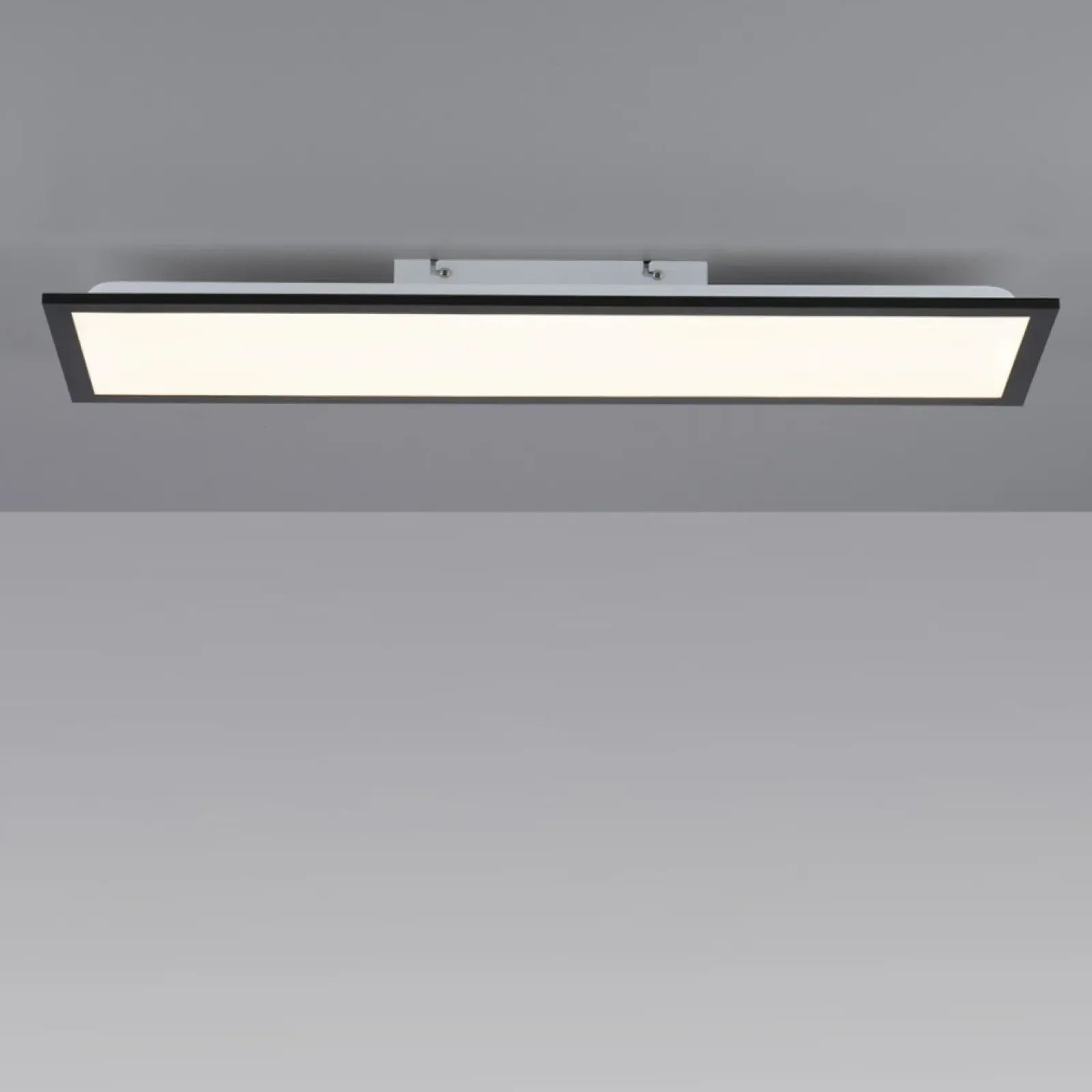 Sklep Kaja Podłużny plafon LED o ciepłej barwie światła 14741-18 z serii FLAT* Plafony Nowoczesne|Lampy Led