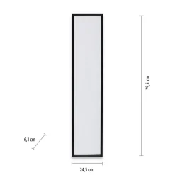 Sklep Kaja Podłużny plafon LED o ciepłej barwie światła 14741-18 z serii FLAT* Plafony Nowoczesne|Lampy Led
