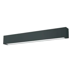 Sklep Kaja Podłużny, wąski plafon LED 63cm LP-7001/1C BK-63 18 CCT IBROS | Kaja* Plafony Nowoczesne|Lampy Led