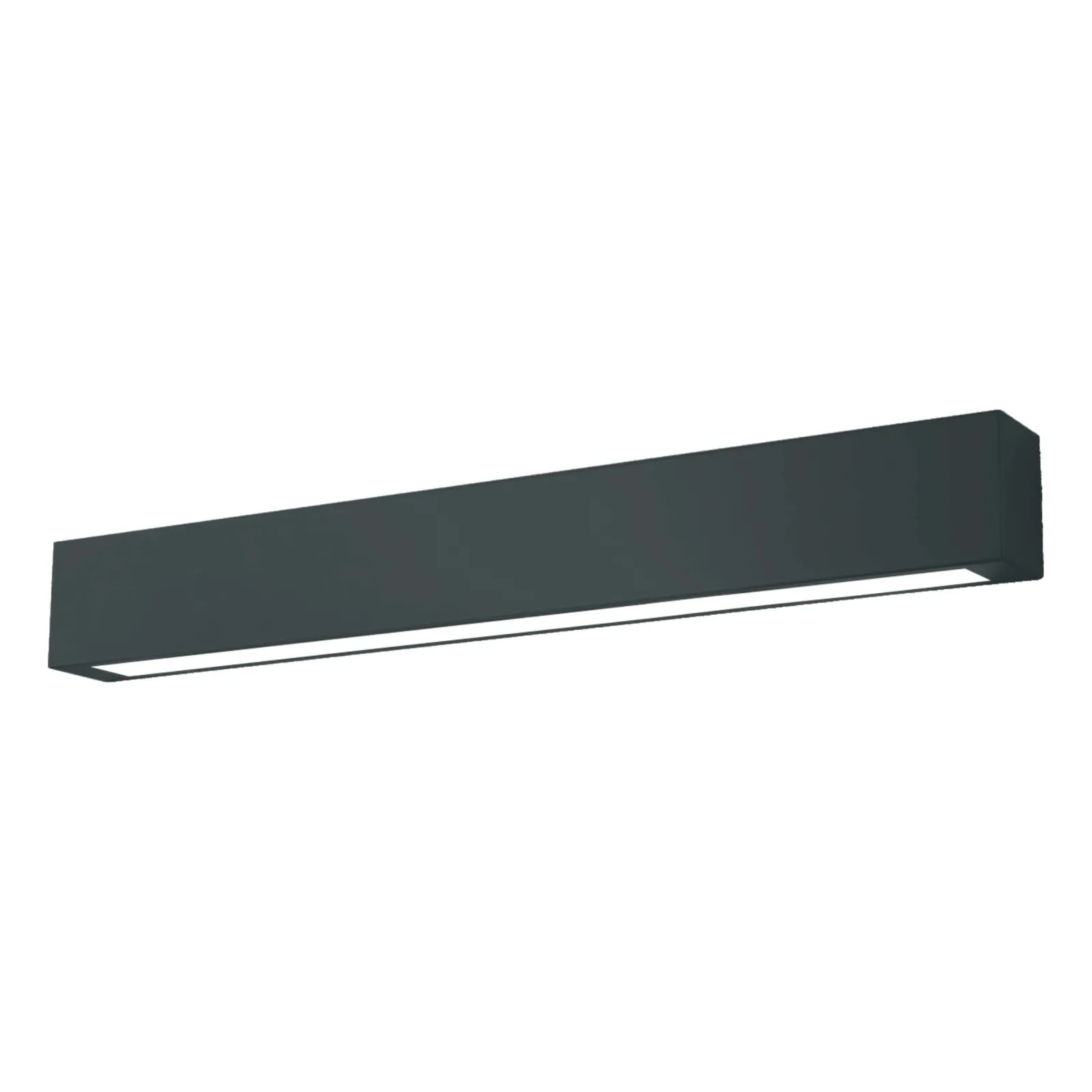 Sklep Kaja Podłużny, wąski plafon LED 63cm LP-7001/1C BK-63 18 CCT IBROS | Kaja* Plafony Nowoczesne|Lampy Led