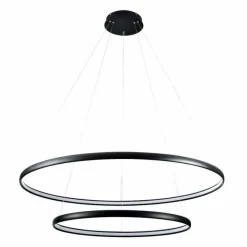 Sklep Kaja Podwójna czarna lampa LED PL210503-800+1200-BK CARLO | Kaja Best