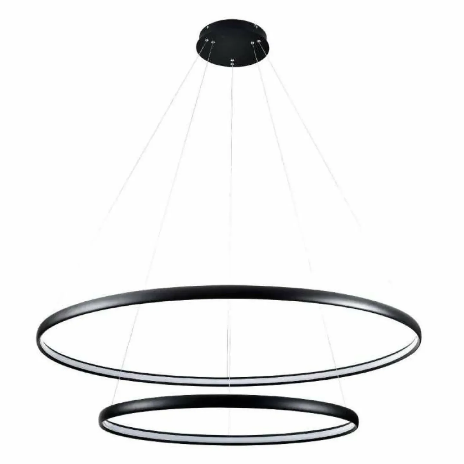 Sklep Kaja Podwójna czarna lampa LED PL210503-800+1200-BK CARLO | Kaja Best
