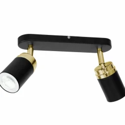 Sklep Kaja Podwójna lampa sufitowa, czarne reflektorki LX 5164 z serii RENO Clearance