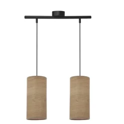 Sklep Kaja Podwójna lampa wisząca, kolor orzecha 32-19738 z serii BALLO | Kaja Clearance