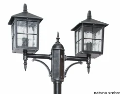 Sklep Kaja Podwójna lampa zewnętrzna, do parków OGMWN 2 KW z serii WENECJA | Kaja Oświetlen* Latarnie Ogrodowe|Lampy Ogrodowe Stojące