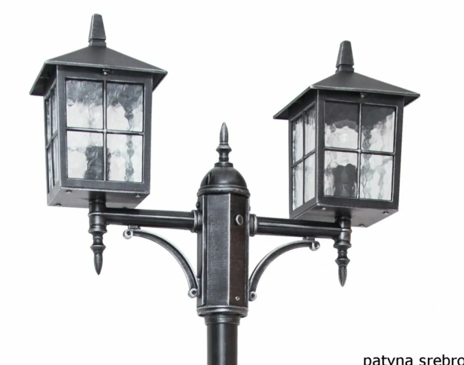 Sklep Kaja Podwójna lampa zewnętrzna, do parków OGMWN 2 KW z serii WENECJA | Kaja Oświetlen* Latarnie Ogrodowe|Lampy Ogrodowe Stojące