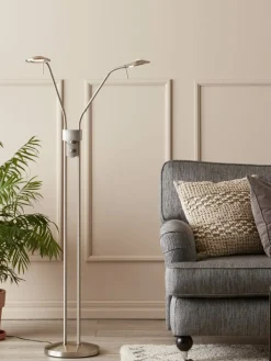 Sklep Kaja Podwójna ledowa lampa podłogowa do czytania 105583 | Kaja Oświetlenie* Lampy Led