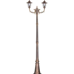 Sklep Kaja Podwójna zewnętrzna lampa K-7064A2/2 CZ/ZŁ STANDARD | Kaja Oświetlenie* Latarnie Ogrodowe|Lampy Ogrodowe Stojące