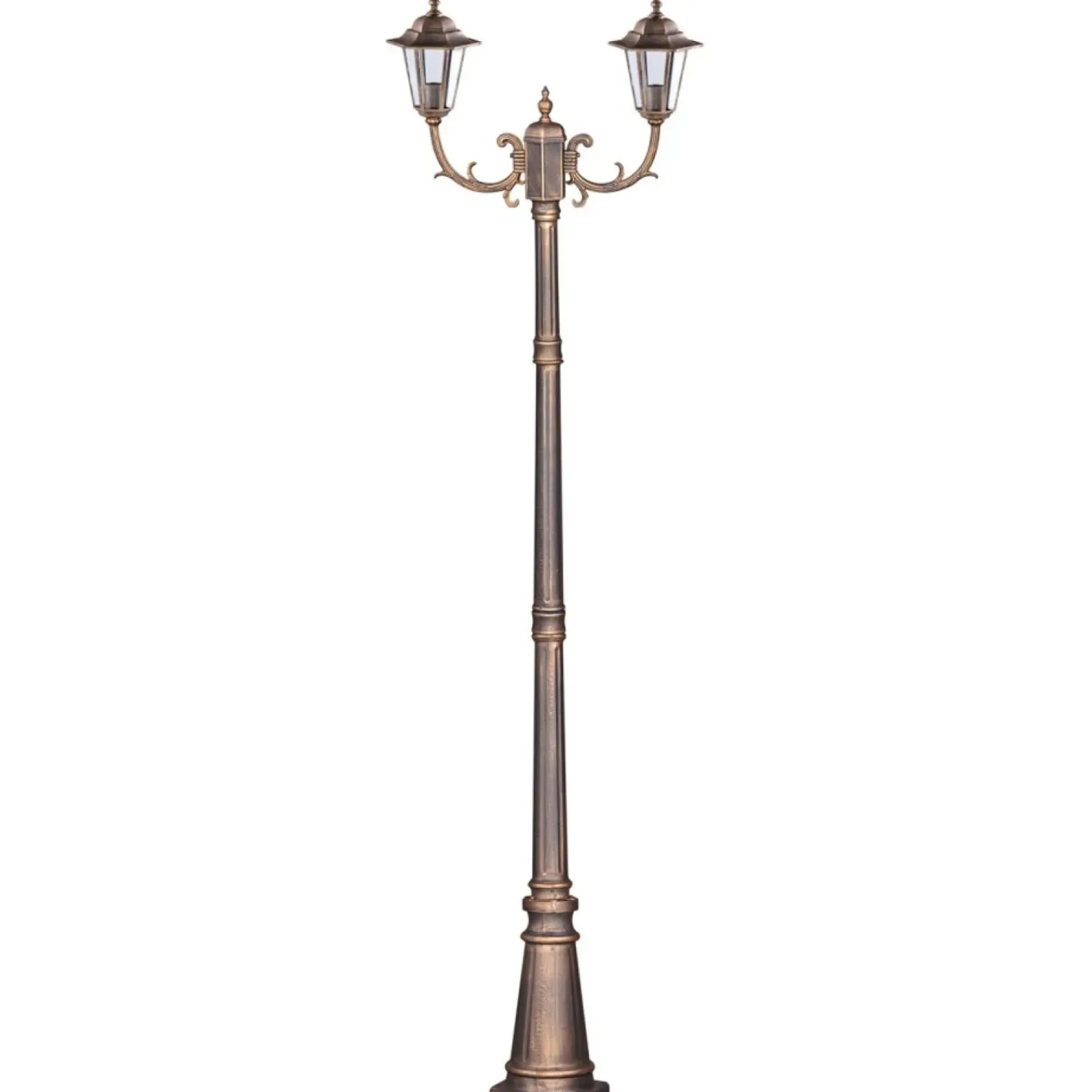 Sklep Kaja Podwójna zewnętrzna lampa K-7064A2/2 CZ/ZŁ STANDARD | Kaja Oświetlenie* Latarnie Ogrodowe|Lampy Ogrodowe Stojące