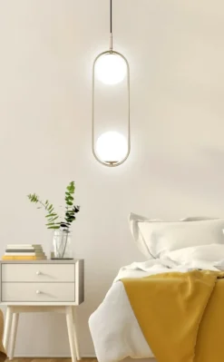 Sklep Kaja Podwójna, złota lampa wisząca do kuchni 32-73464 z serii CORDEL | Kaja mosiężny Fashion