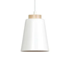 Sklep Kaja Pojedyncza biała lampa wisząca z dużym gwintem 443/1 | Kaja Store