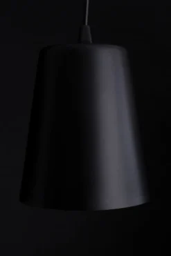 Sklep Kaja Pojedyncza czarno-złota lampa wisząca z kloszem 415/1 | Kaja Fashion