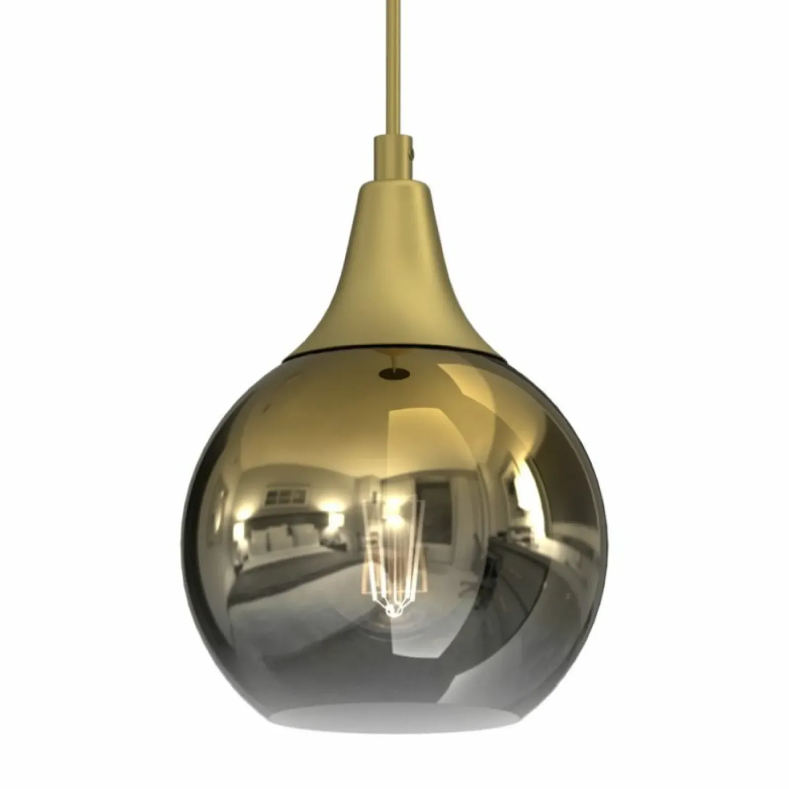 Sklep Kaja Pojedyncza, efektowna lampa wisząca gruszka MLP8401 MONTE | Kaja Sale