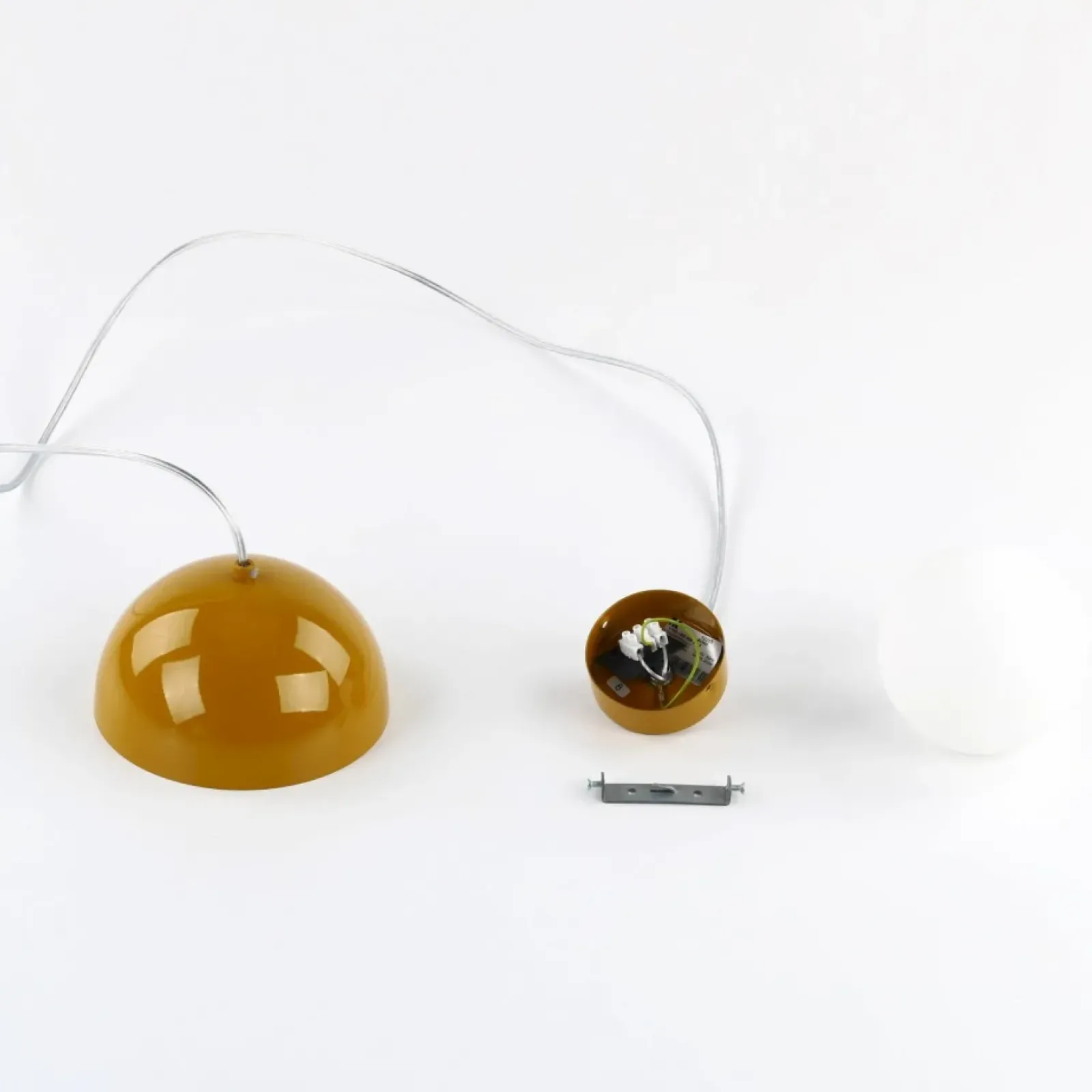 Sklep Kaja Pojedyncza, kolorowa lampa wisząca TK 10265 BONO OCHRA | Kaja Discount