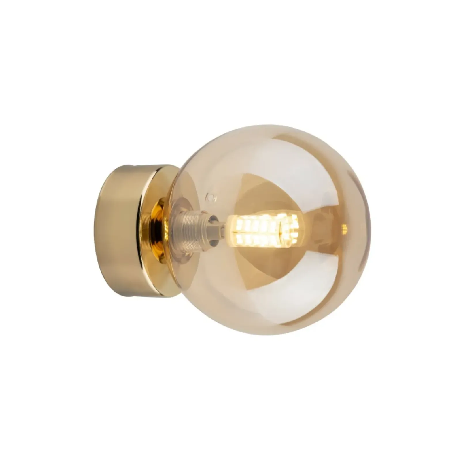 Sklep Kaja Pojedyncza, kulista lampa sufitowa TK 10257 ESTERA GOLD | Kaja Discount