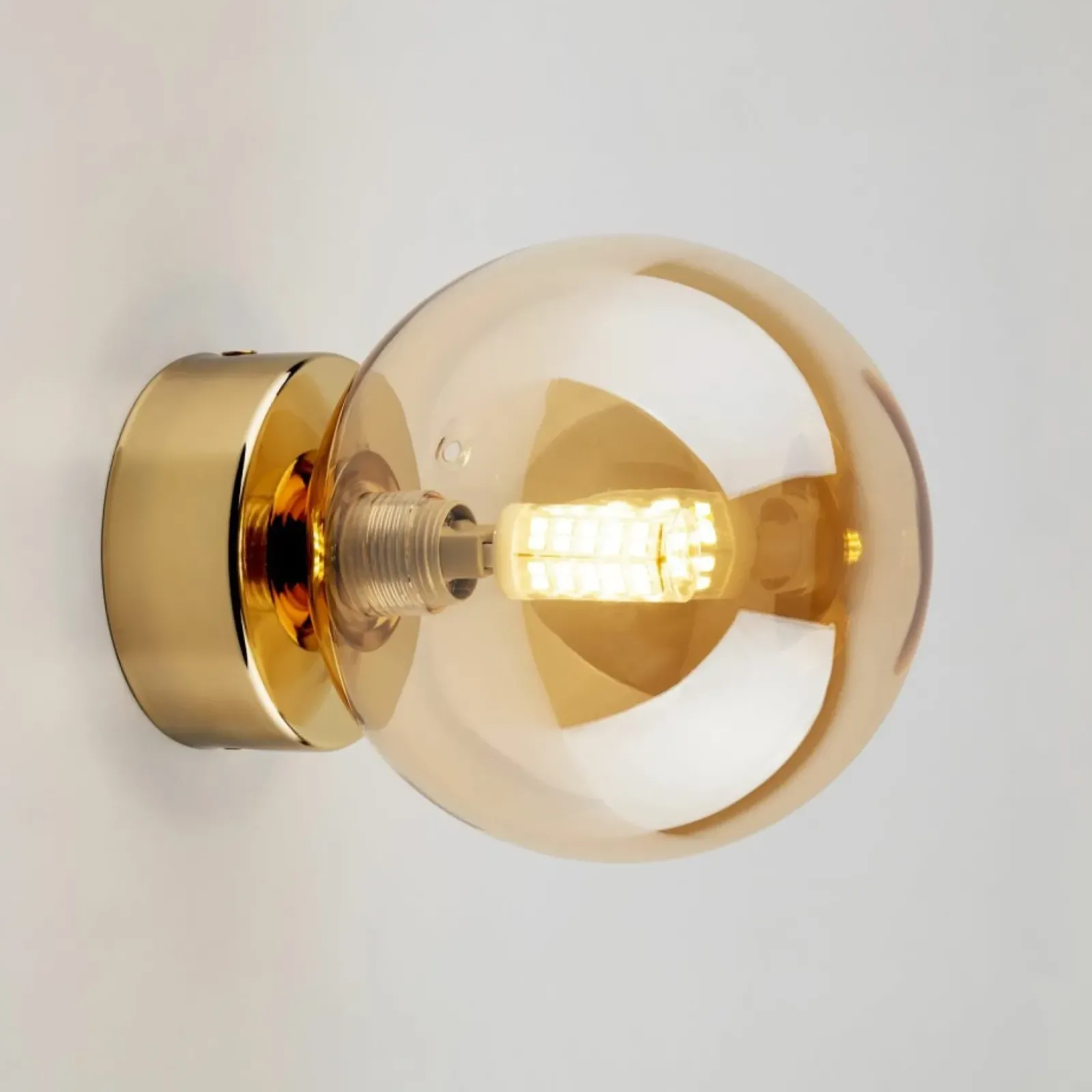 Sklep Kaja Pojedyncza, kulista lampa sufitowa TK 10257 ESTERA GOLD | Kaja Discount