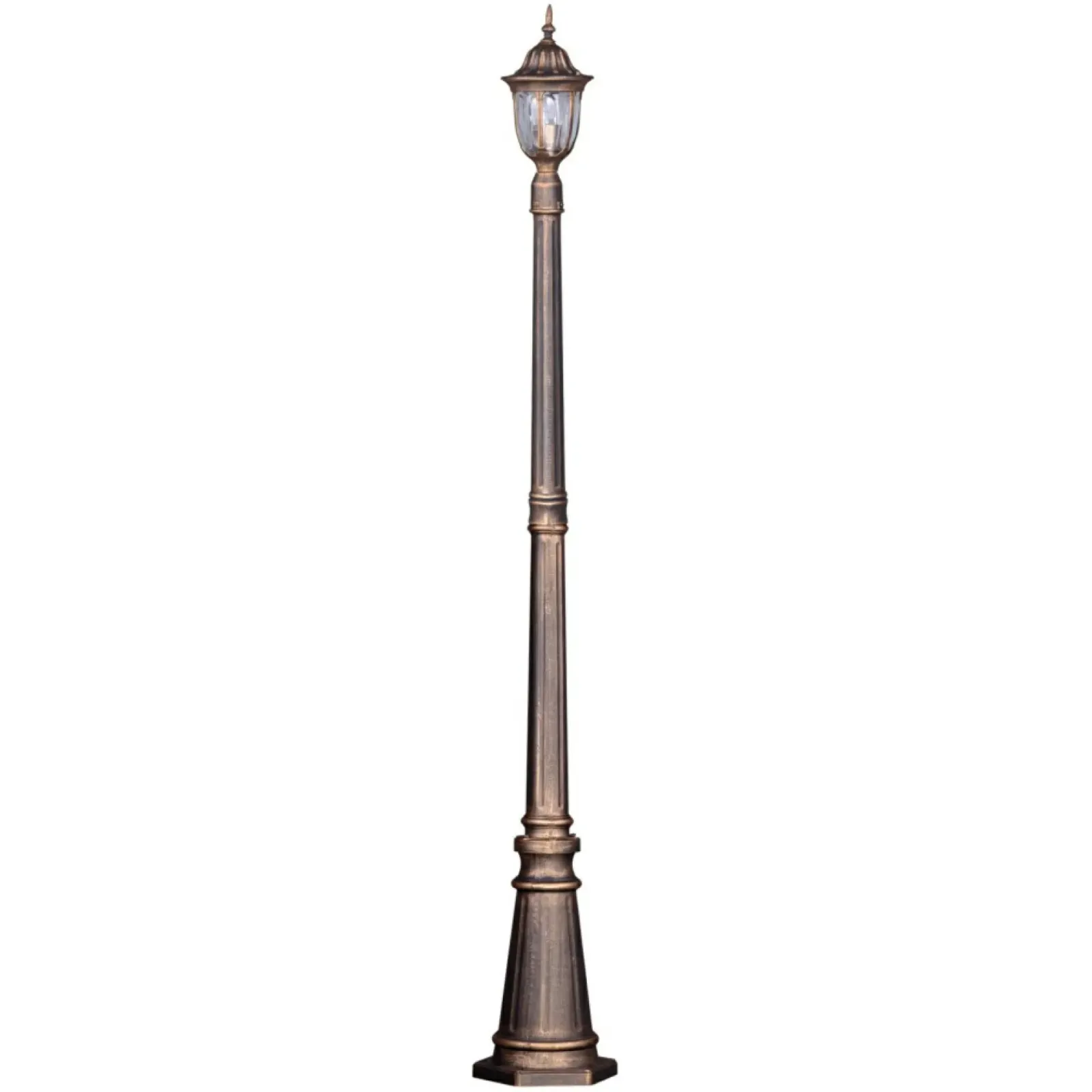 Sklep Kaja Pojedyncza lampa do ogrodu K-7007B/1N CZARNY/ZŁOTY VASCO | Kaja* Latarnie Ogrodowe|Lampy Ogrodowe Stojące