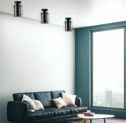 Sklep Kaja Pojedyncza lampa natynkowa z dymionym kloszem 31-08404 z serii JONERA* Plafony Nowoczesne