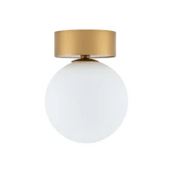 Sklep Kaja Pojedyncza lampa sufitowa z mlecznym kloszem 10623 KIER | Kaja* Plafony Nowoczesne