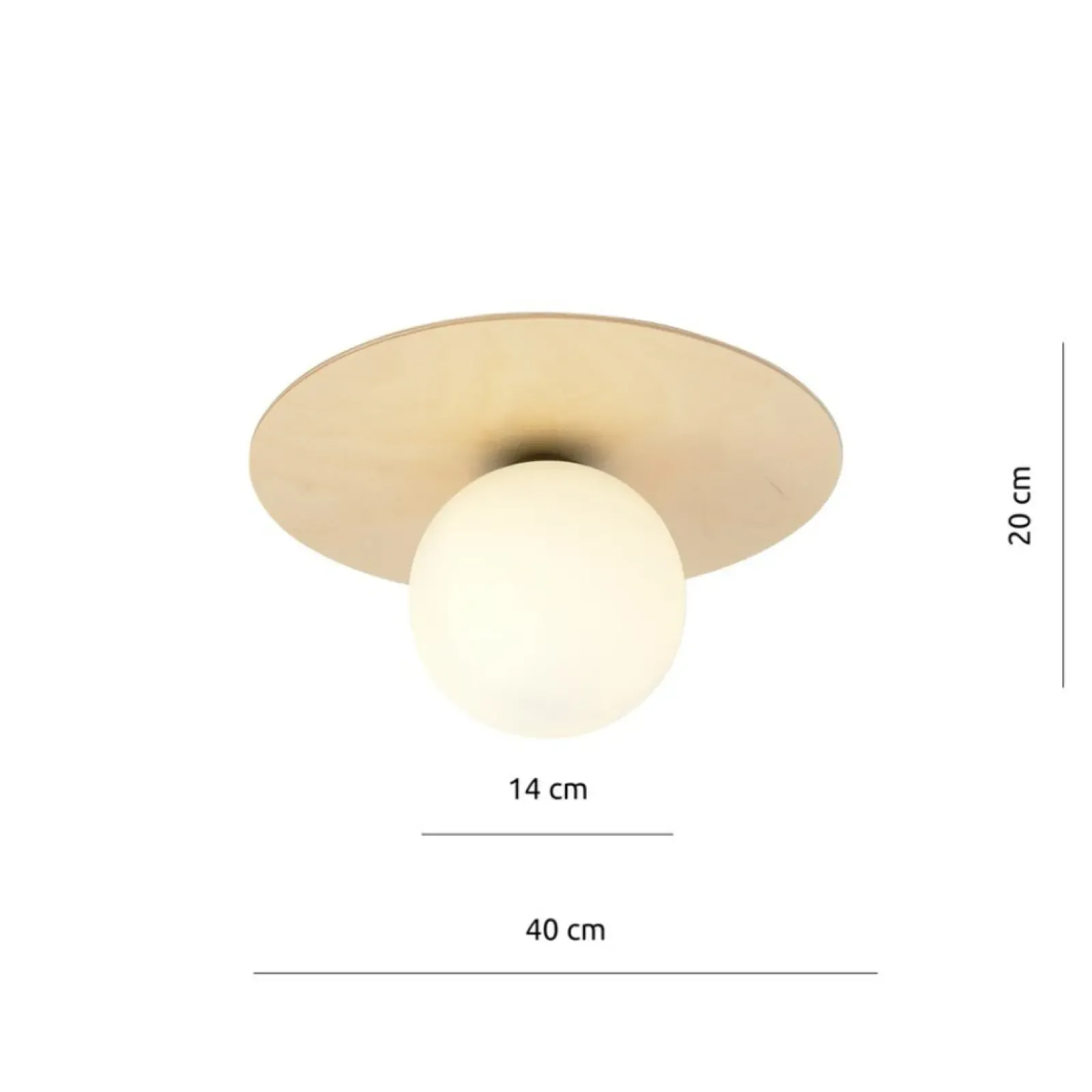 Sklep Kaja Pojedyncza lampa sufitowa z białym kloszem 1142/1B KENZO | Kaja Fashion