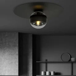 Sklep Kaja Pojedyncza lampa sufitowa z ozdobnym kloszem 1129/1 SOLAR | Kaja Flash Sale