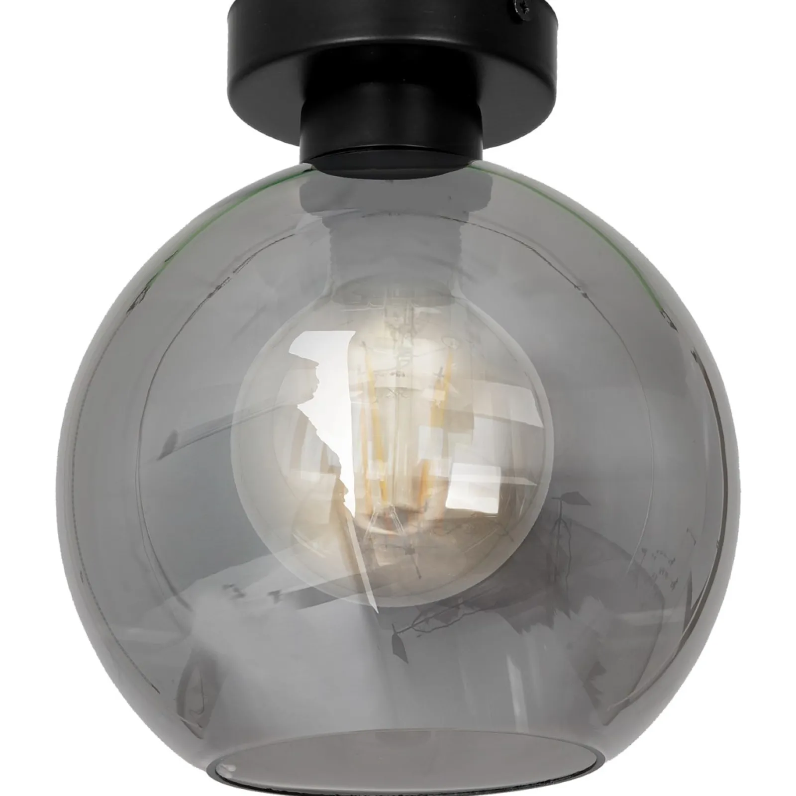 Sklep Kaja Pojedyncza lampa sufitowa z ciemnym kloszem MLP6574 SOFIA | Kaja* Randole Tradycyjne