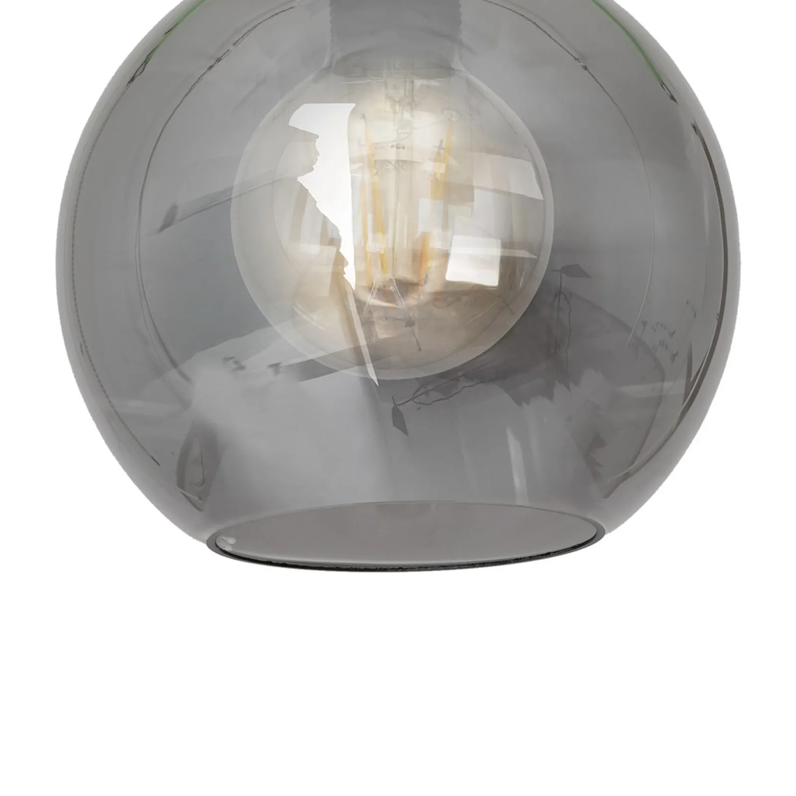 Sklep Kaja Pojedyncza lampa sufitowa z ciemnym kloszem MLP6574 SOFIA | Kaja* Randole Tradycyjne