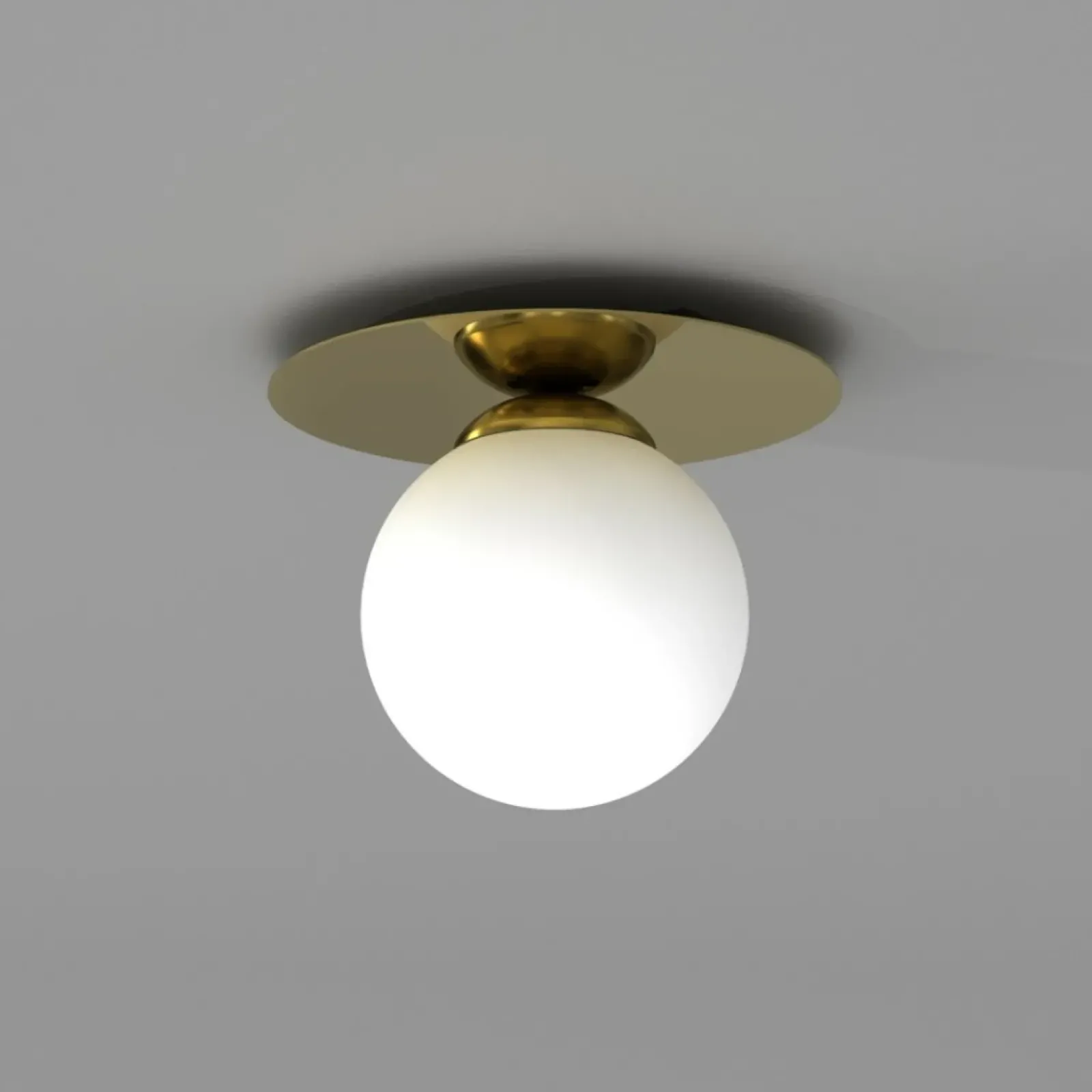 Sklep Kaja Pojedyncza lampa sufitowa w złotym kolorze MLP7967 z serii PLATO | Kaja Oświetle Cheap