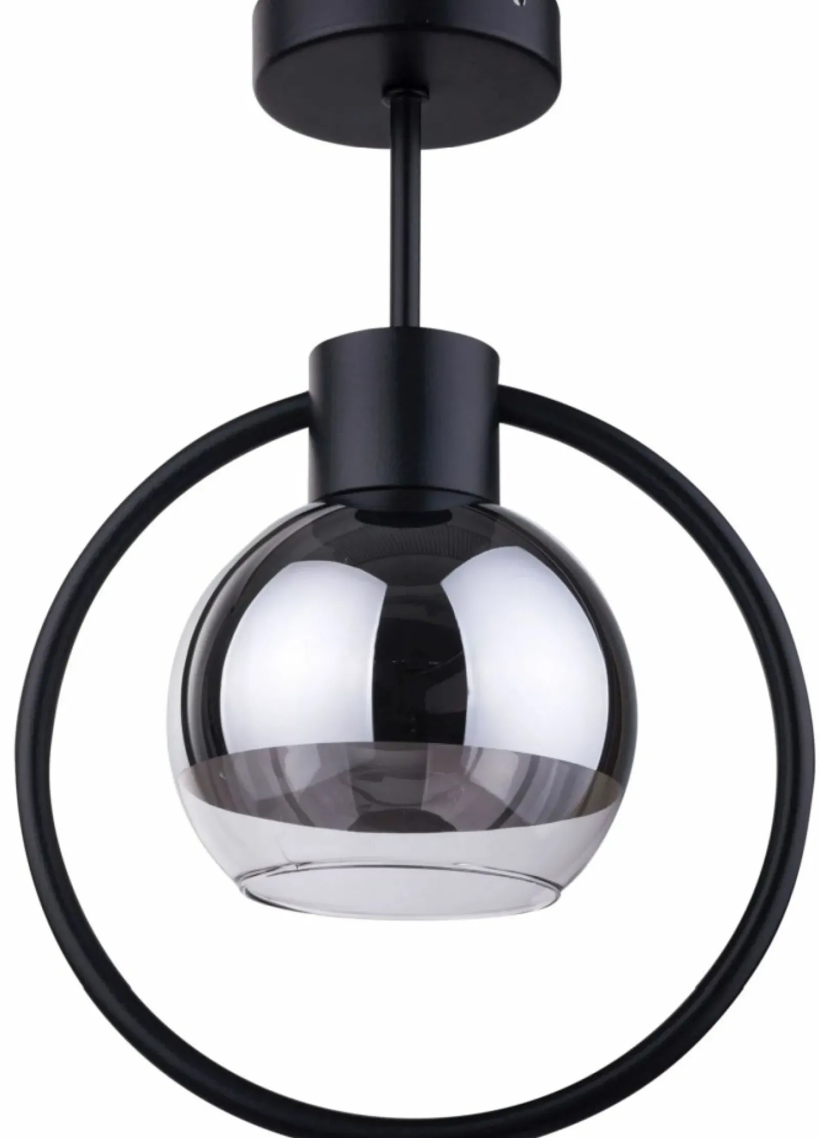 Sklep Kaja Pojedyncza lampa sufitowa ze srebrnym kloszem SIG 31890 z serii LINDA Shop