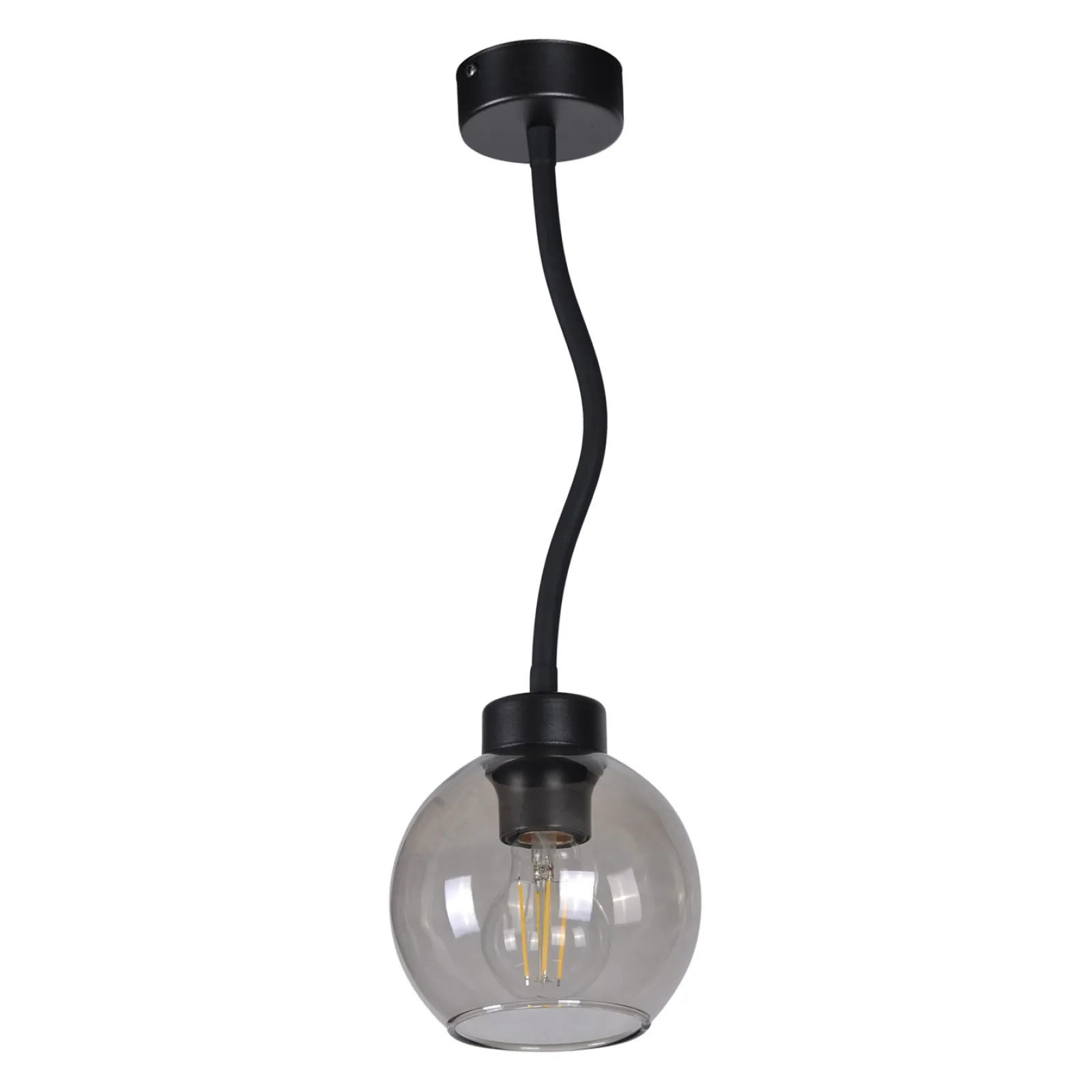 Sklep Kaja Pojedyncza lampa sufitowo-ścienna z kloszem K-1585 MELO | Kaja* Żyrandole Z Kloszami|Żyrandole Nowoczesne