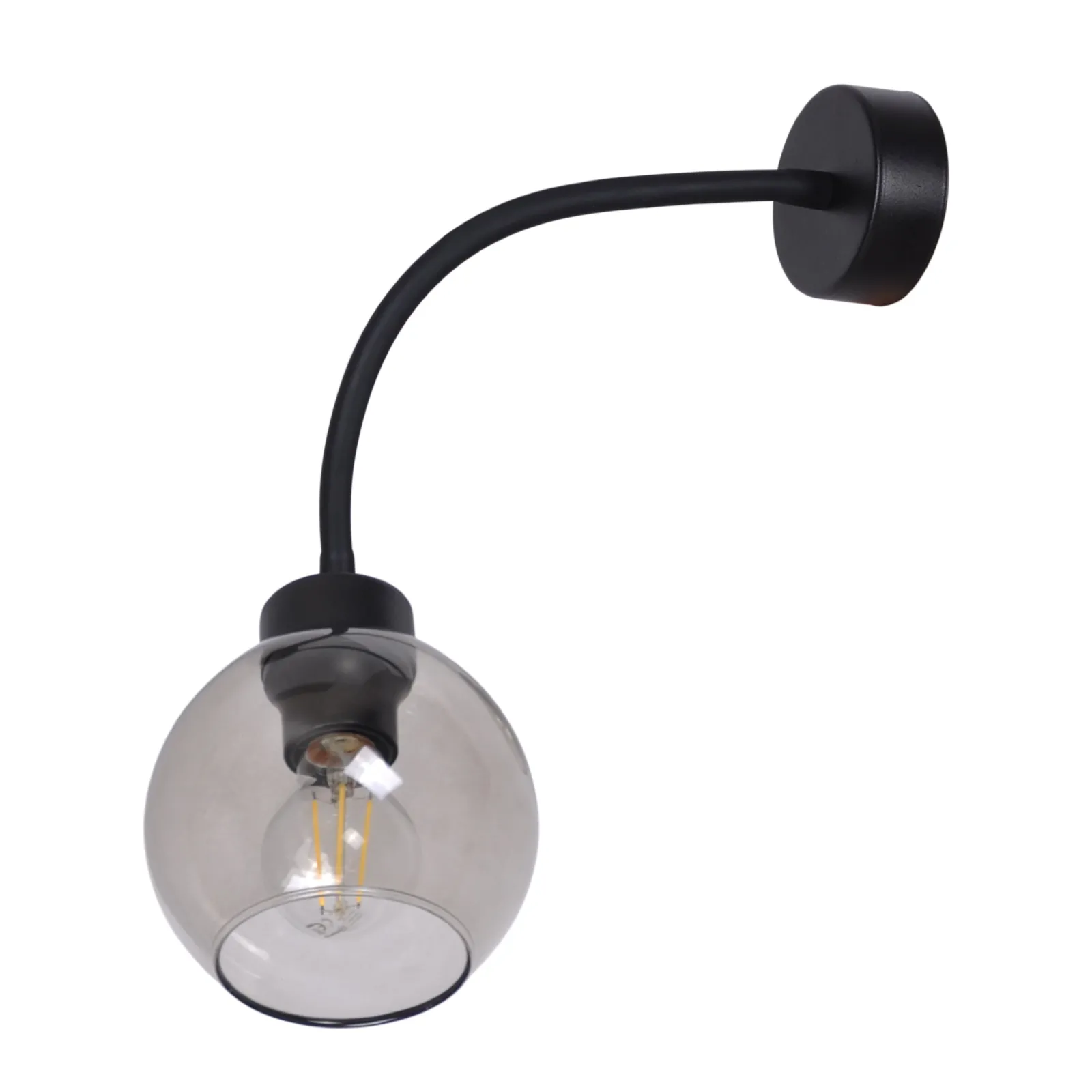 Sklep Kaja Pojedyncza lampa sufitowo-ścienna z kloszem K-1585 MELO | Kaja* Żyrandole Z Kloszami|Żyrandole Nowoczesne