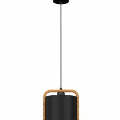 Sklep Kaja Pojedyncza lampa wisząca, czarno-złota LX 4130 z serii JONKO | Kaja Outlet