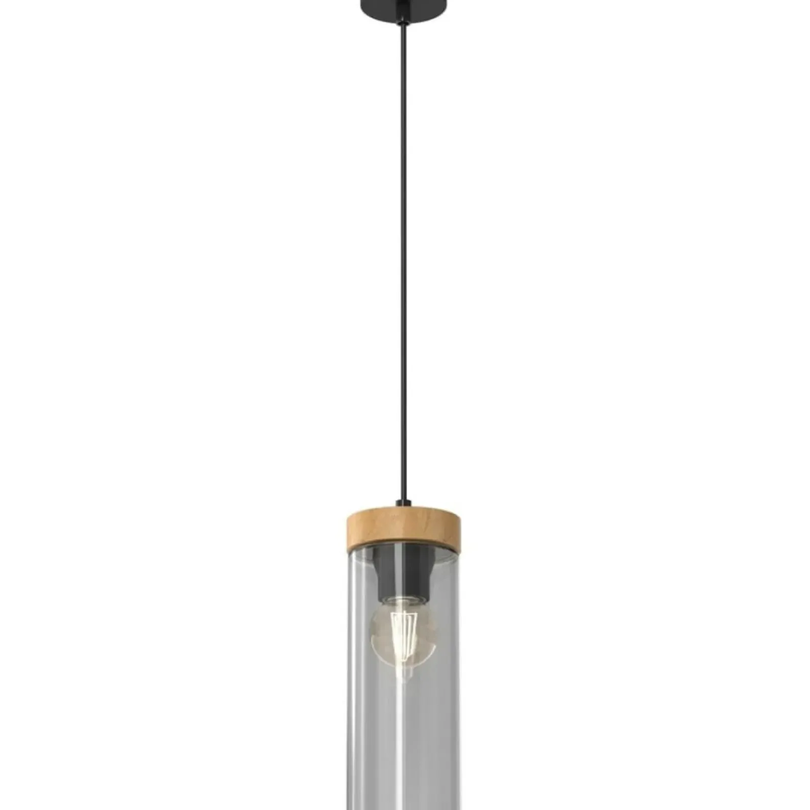 Sklep Kaja Pojedyncza lampa wisząca, klosz w kształcie tuby MLP8664 z serii ELICA | Kaja Oś Best