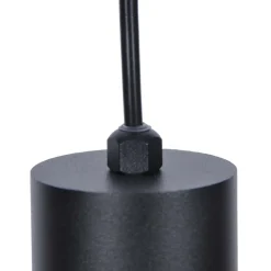 Sklep Kaja Pojedyncza lampa wisząca o kształcie tuby K-4895 PUERTO | Kaja czarny Clearance
