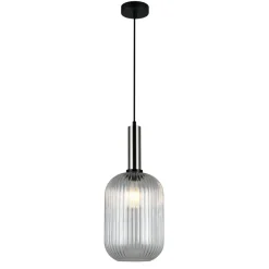 Sklep Kaja Pojedyncza lampa wisząca PND-5588-1L-SC+CL ANTIOLA | Kaja Oświetlenie Online