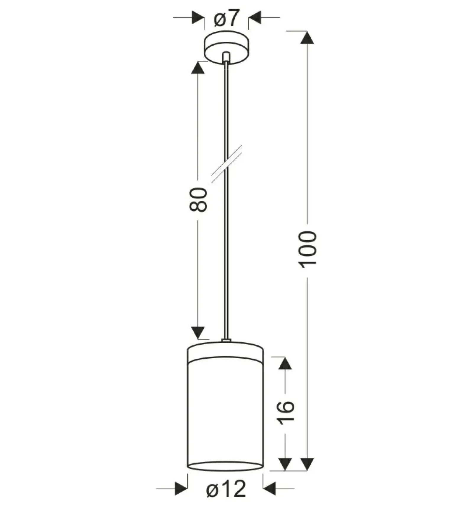 Sklep Kaja Pojedyncza lampa wisząca, szklana tuba 31-21984 z serii WELS | Kaja Oświetlenie Store