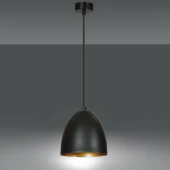 Sklep Kaja Pojedyncza lampa wisząca w kolorze czarnym 410/1 | Kaja Oświetlenie Discount