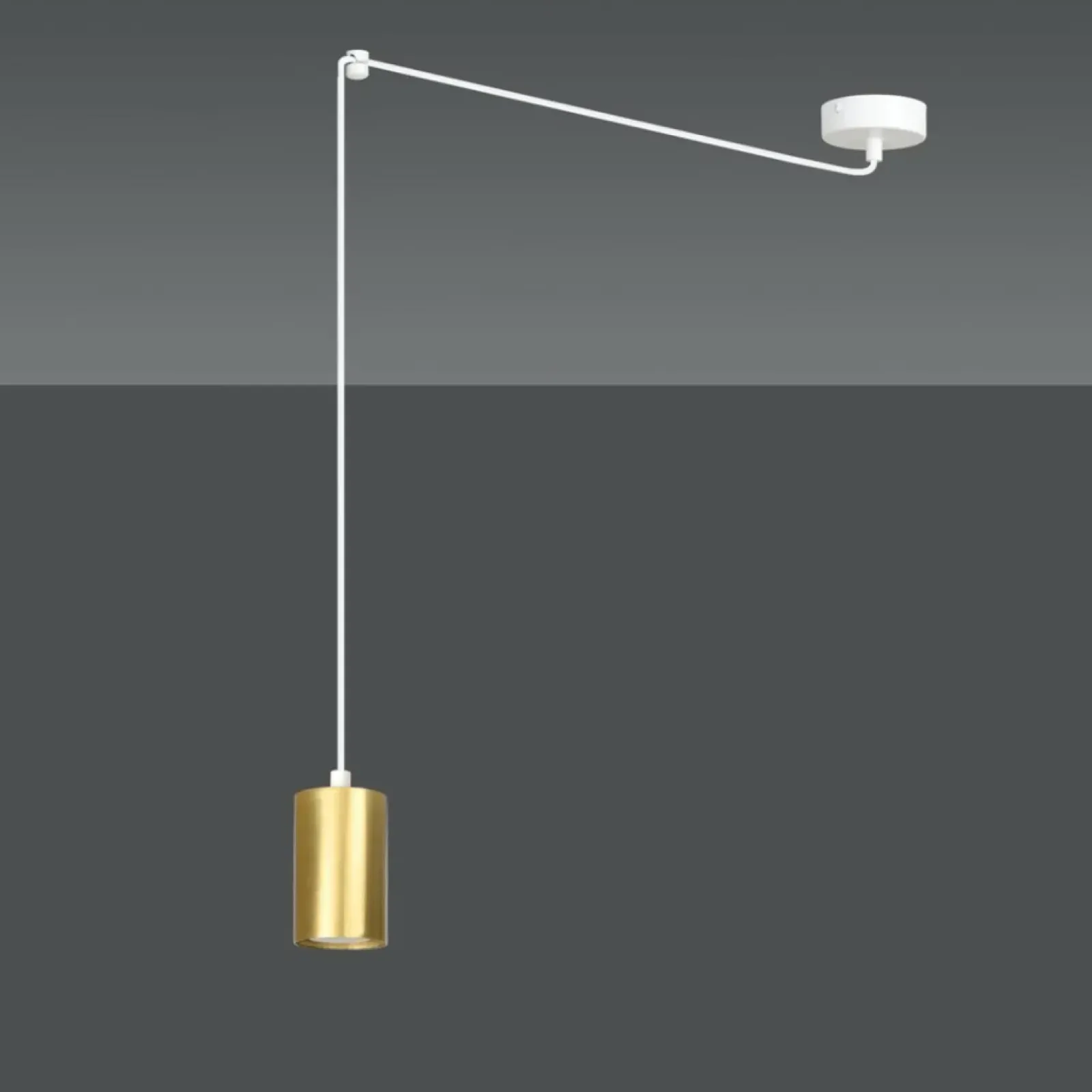 Sklep Kaja Pojedyncza lampa wisząca w kolorze złotym 527/1 | Kaja Oświetlenie Cheap
