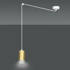 Sklep Kaja Pojedyncza lampa wisząca w kolorze złotym 527/1 | Kaja Oświetlenie Cheap