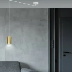 Sklep Kaja Pojedyncza lampa wisząca w kolorze złotym 527/1 | Kaja Oświetlenie Cheap