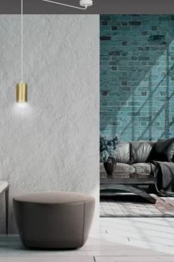 Sklep Kaja Pojedyncza lampa wisząca w kolorze złotym 527/1 | Kaja Oświetlenie Cheap