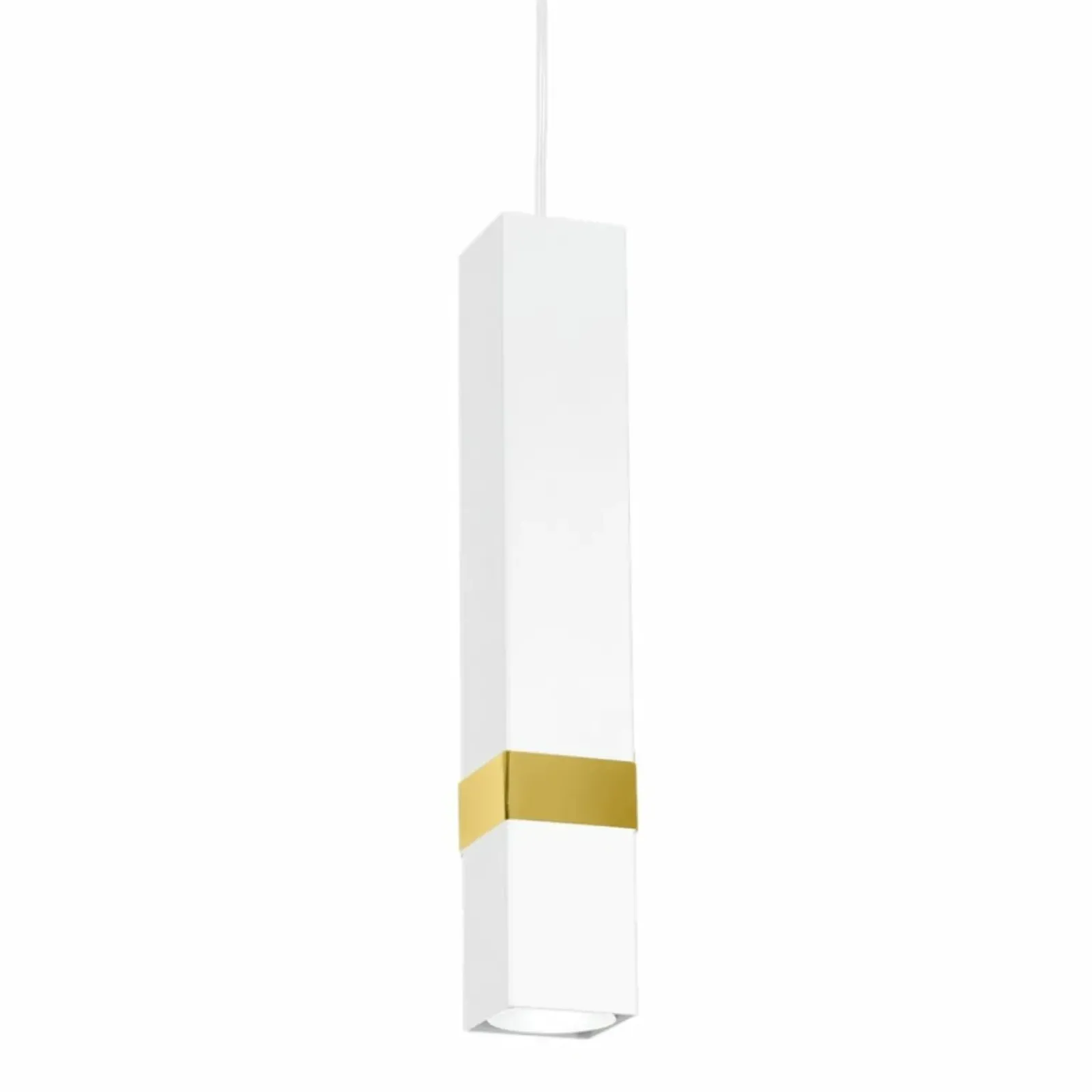 Sklep Kaja Pojedyncza lampa wisząca w kolorze bieli i złota MLP6275 z serii VIDAR | Kaja Oś Outlet