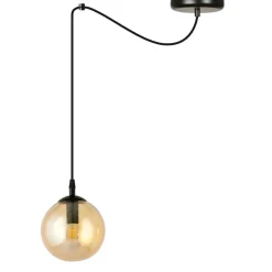 Sklep Kaja Pojedyncza lampa wisząca w kolorze miodowym 938/1 | Kaja Oświetlenie Best