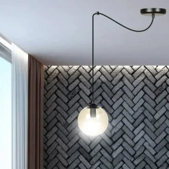 Sklep Kaja Pojedyncza lampa wisząca w kolorze miodowym 938/1 | Kaja Oświetlenie Best