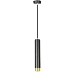 Sklep Kaja Pojedyncza lampa wisząca ze złotym elementem 644/1 | Kaja Oświetlenie Fashion